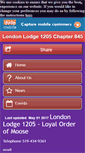 Mobile Screenshot of londonlodge1205.com
