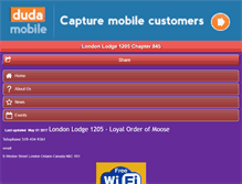 Tablet Screenshot of londonlodge1205.com
